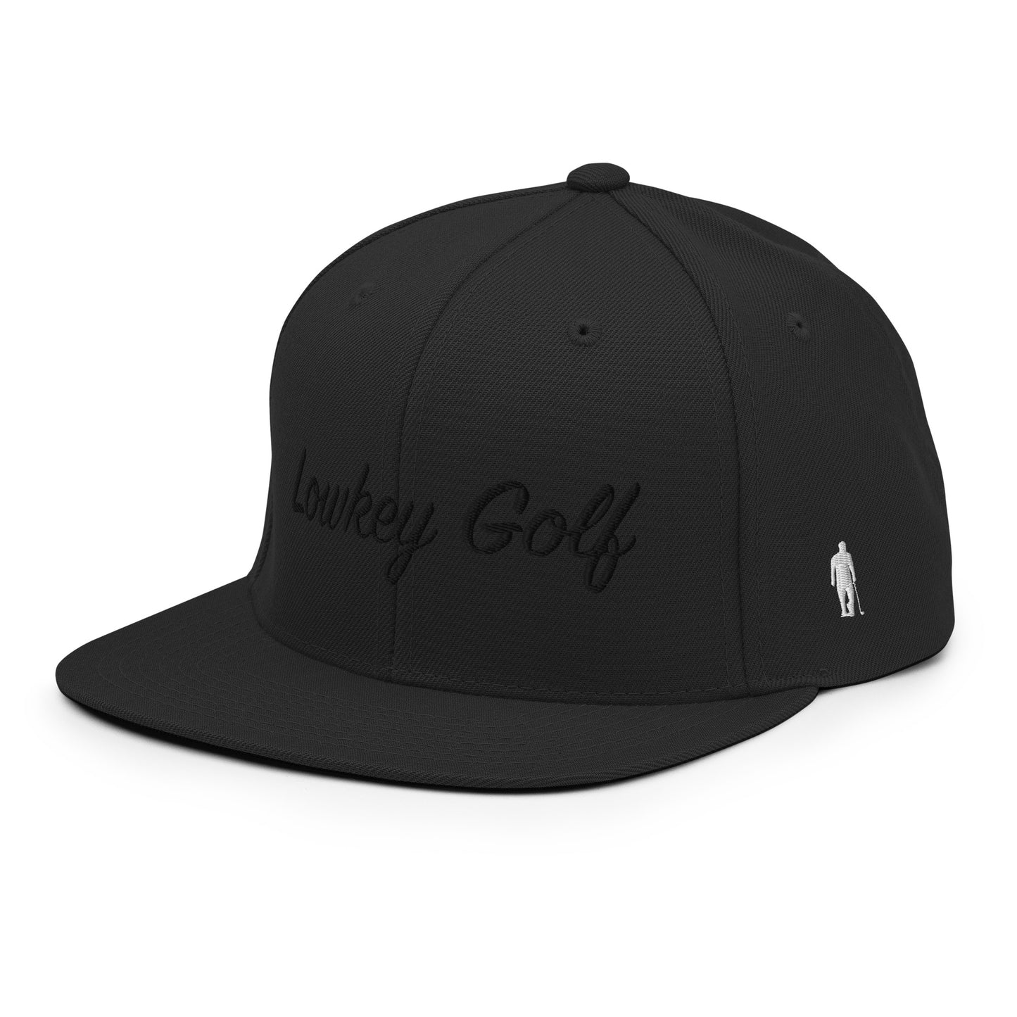Double Black Lowkey Golf Snapback