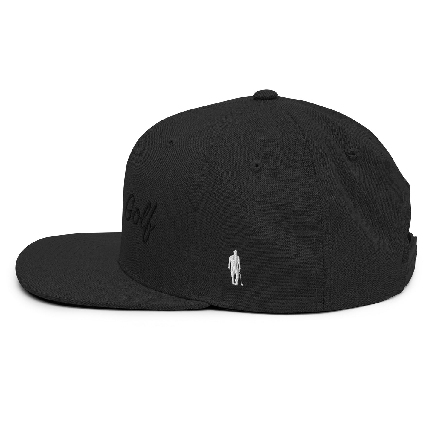 Double Black Lowkey Golf Snapback