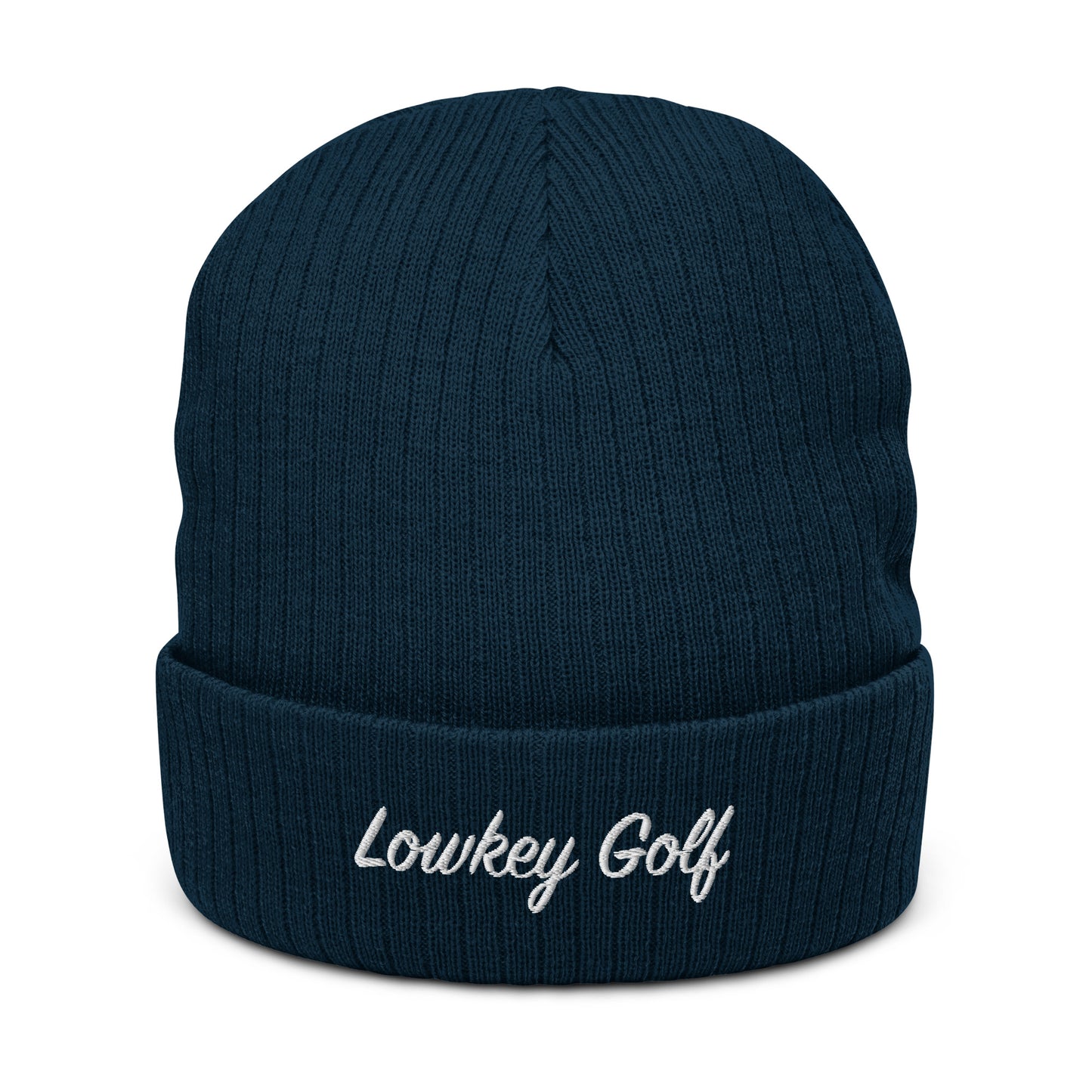 Lowkey Signature Ribbed knit beanie