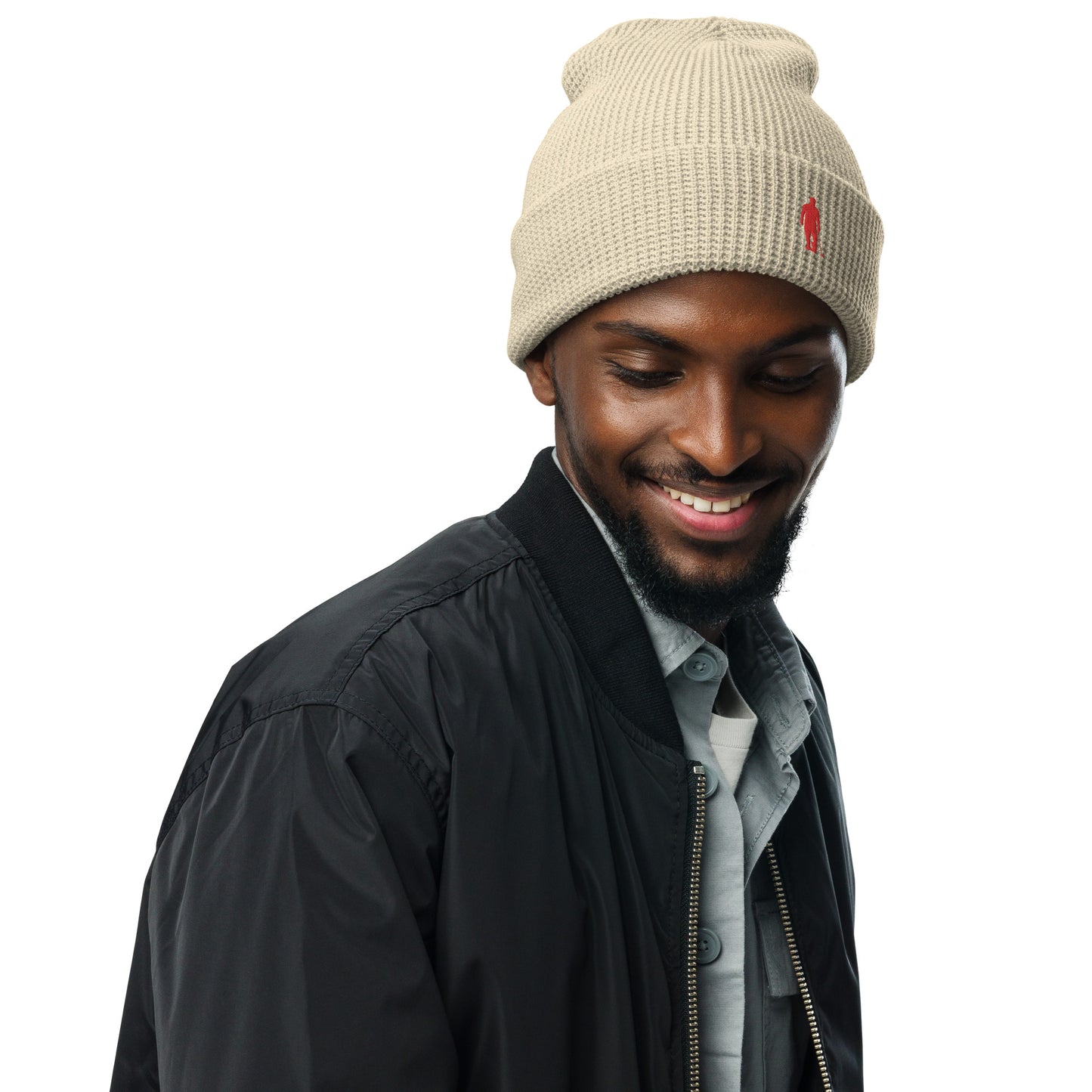 Lowkey Logo Waffle beanie