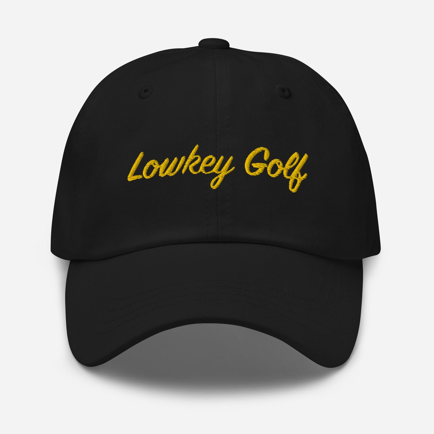 Dynamic Gold Lowkey Golf Dad hat