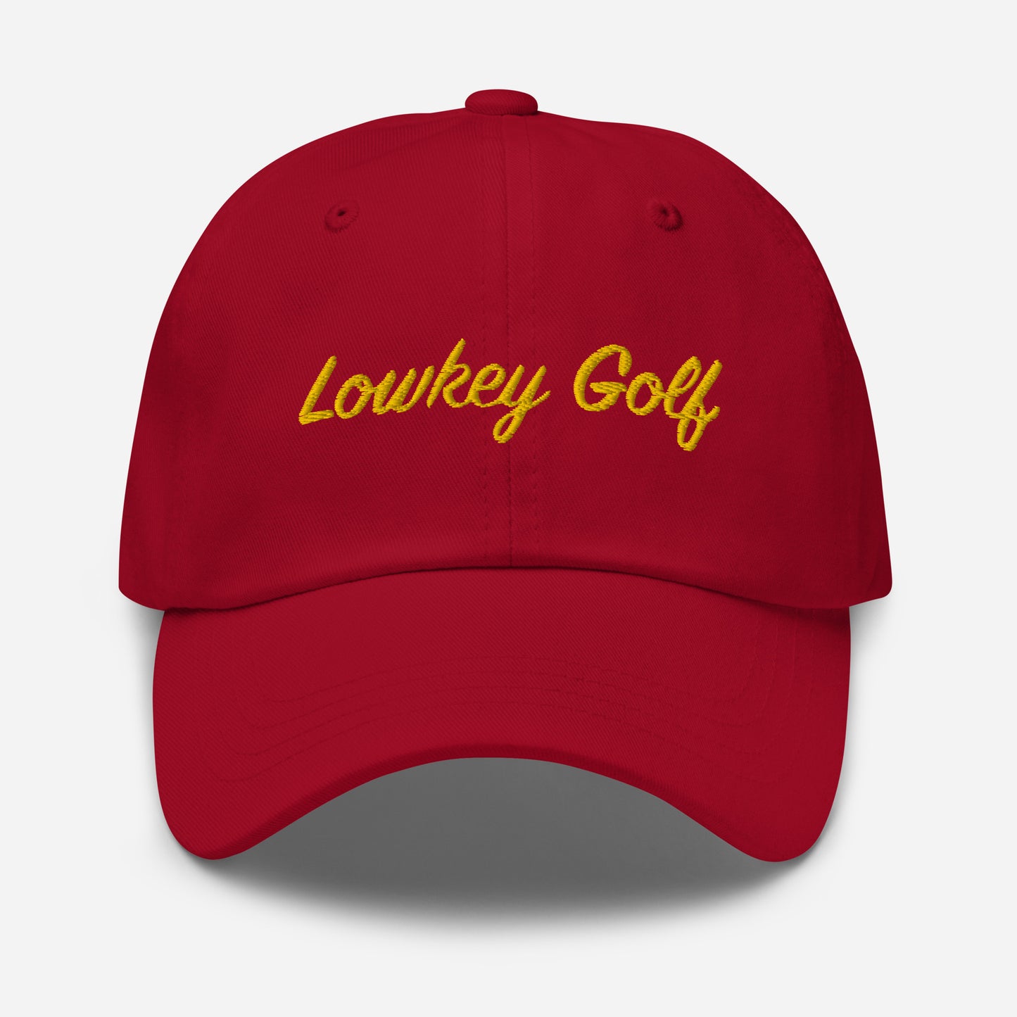 Dynamic Gold Lowkey Golf Dad hat