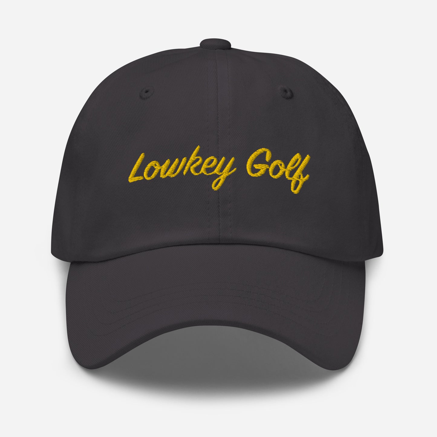 Dynamic Gold Lowkey Golf Dad hat