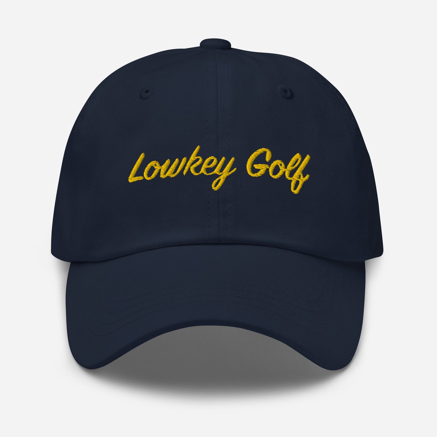 Dynamic Gold Lowkey Golf Dad hat