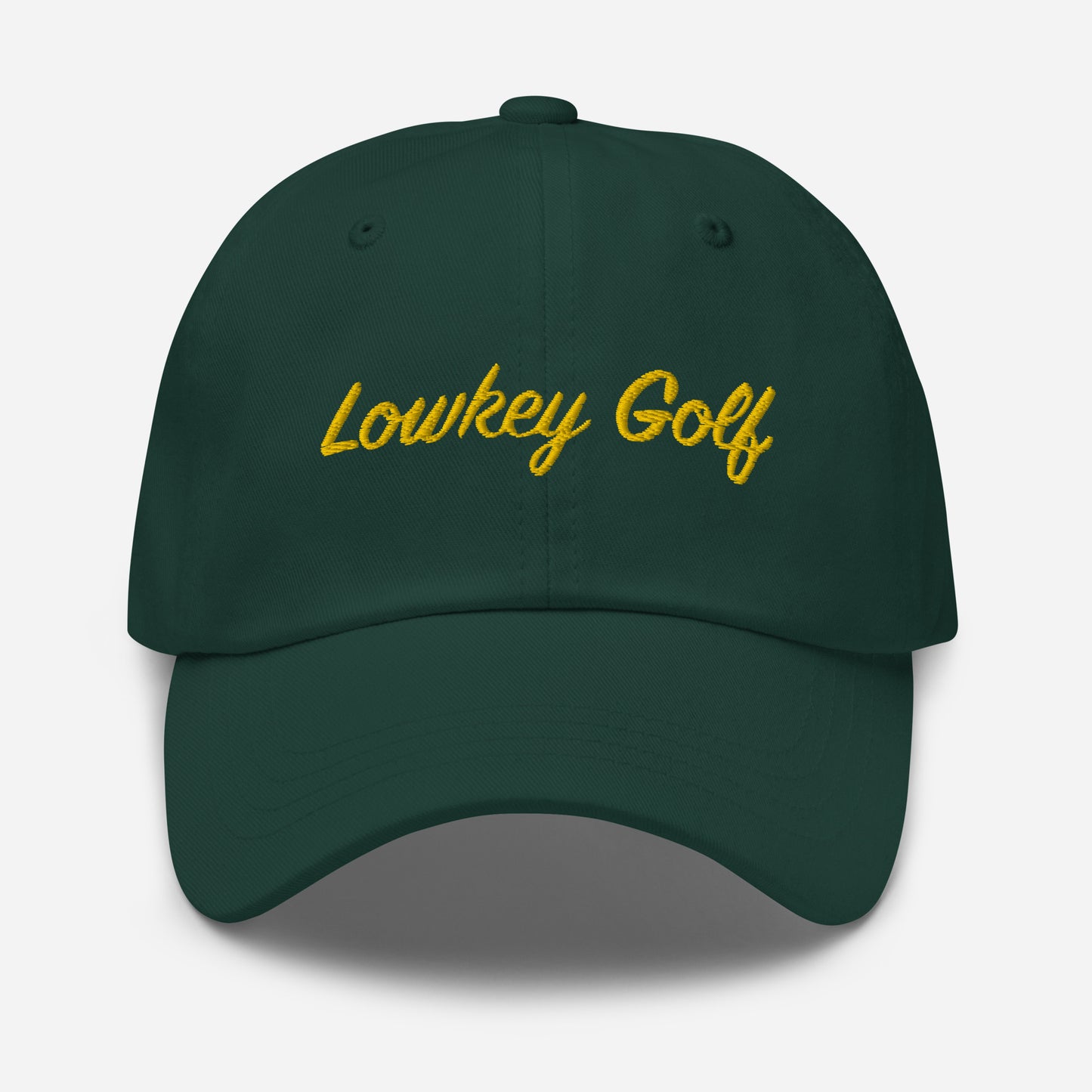 Dynamic Gold Lowkey Golf Dad hat