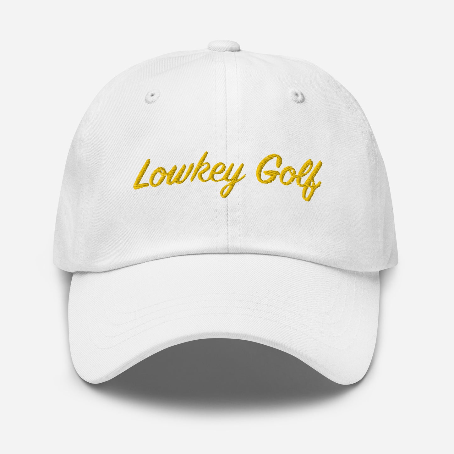 Dynamic Gold Lowkey Golf Dad hat