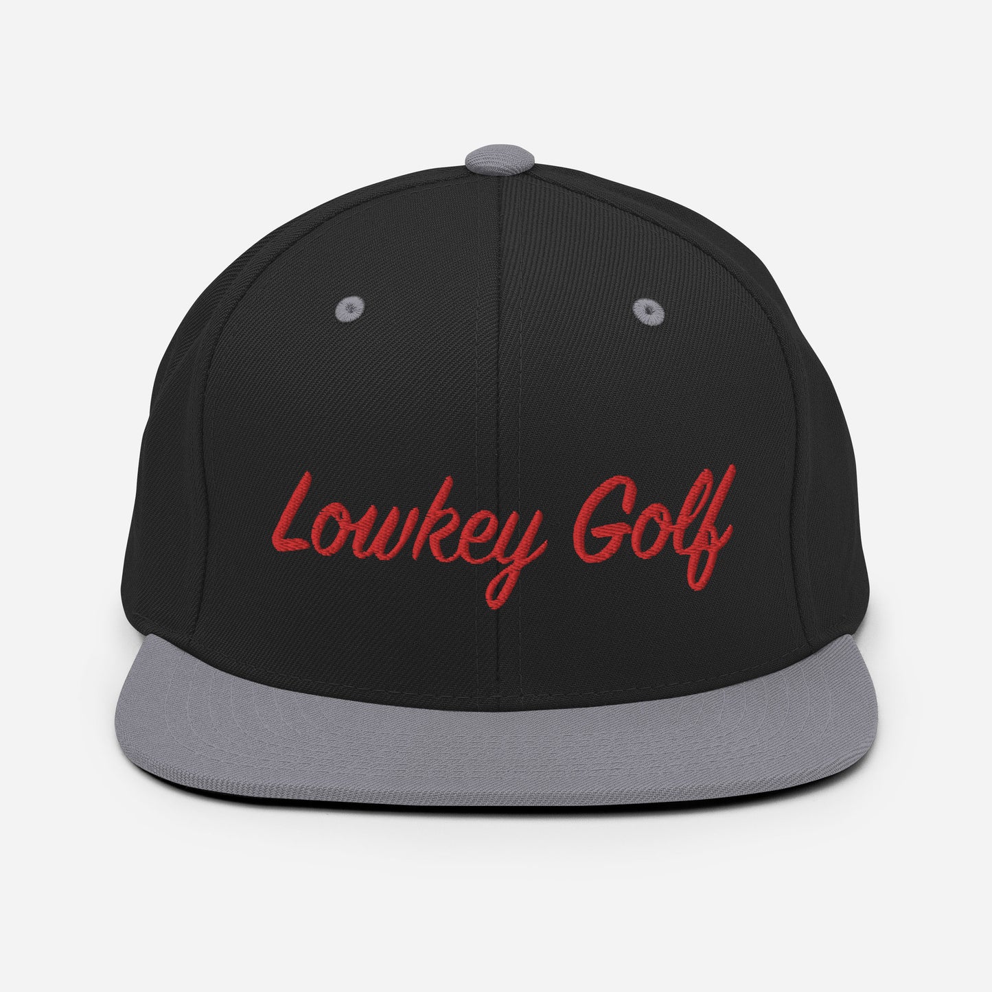 100yd Red Lowkey Golf Snapback