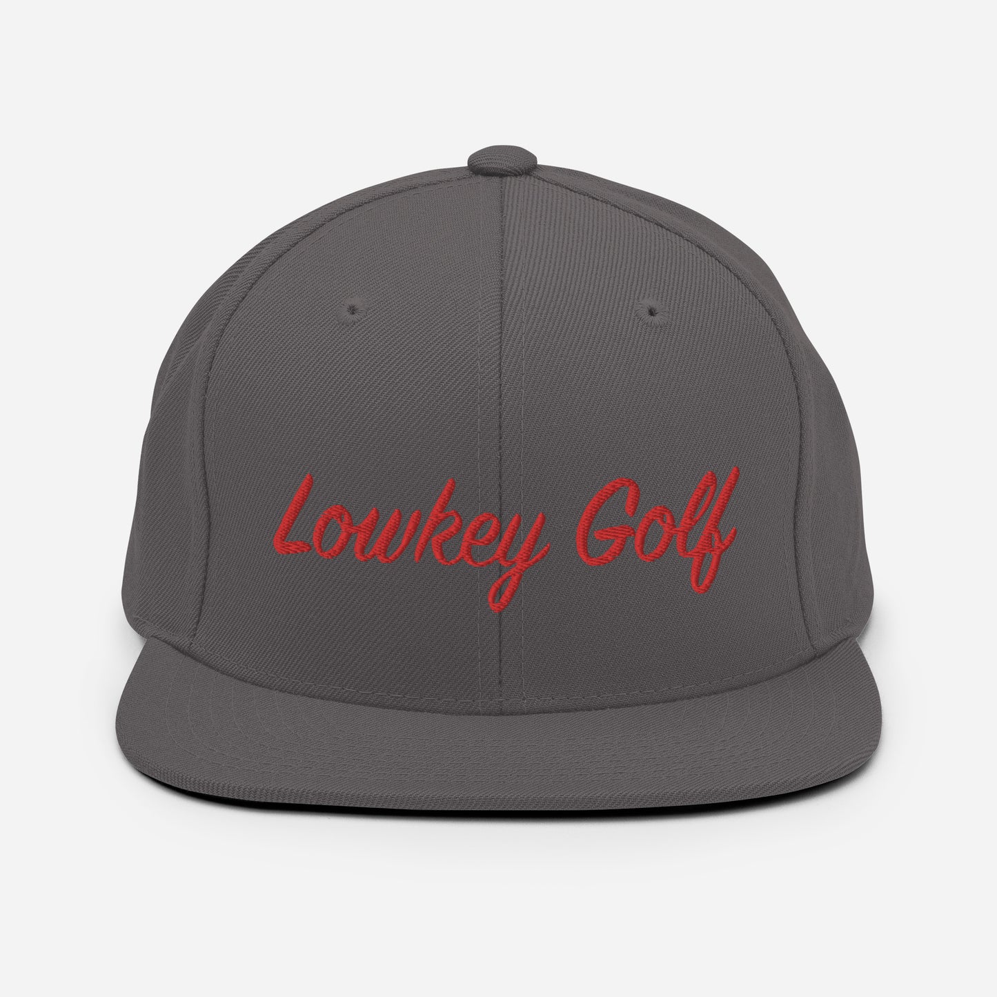 100yd Red Lowkey Golf Snapback
