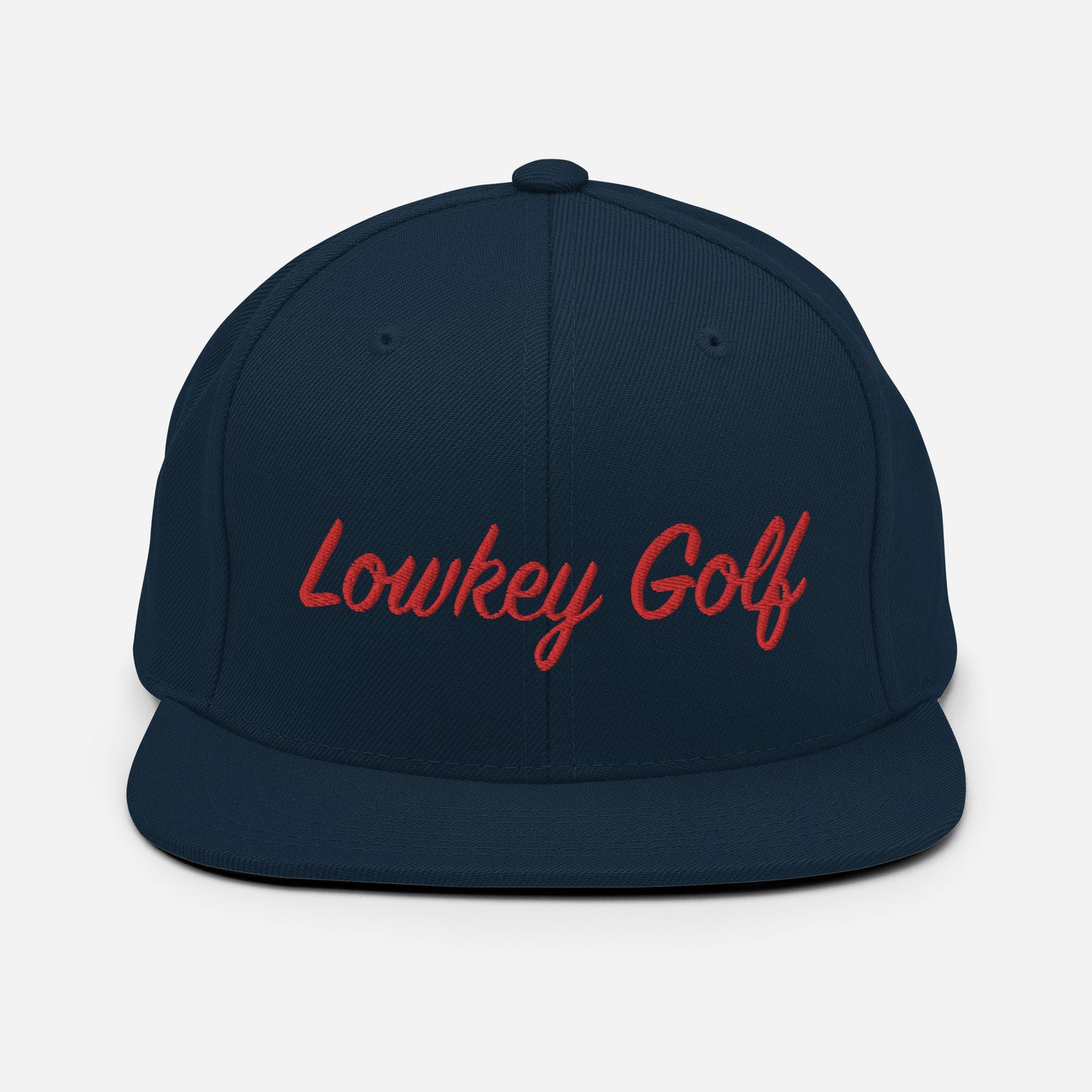 100yd Red Lowkey Golf Snapback