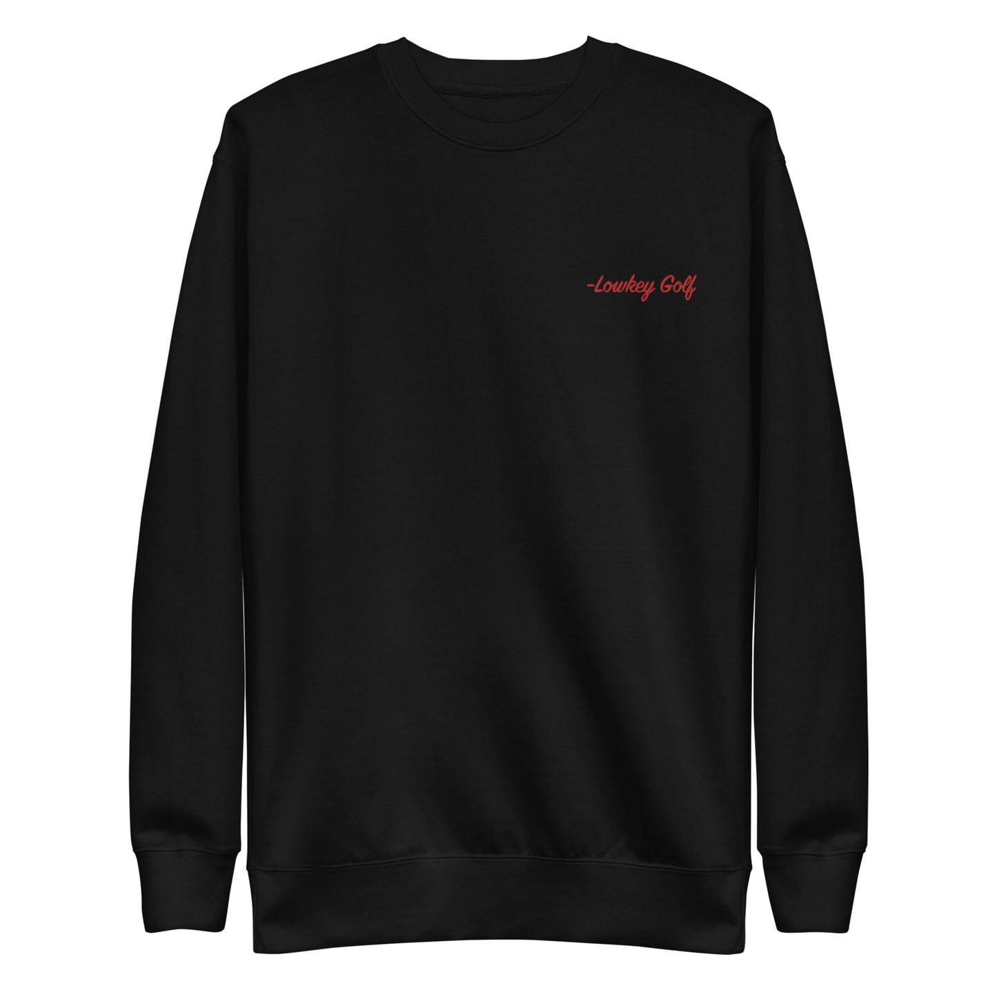 100yd Red Lowkey Golf (left dash) Sweatshirt