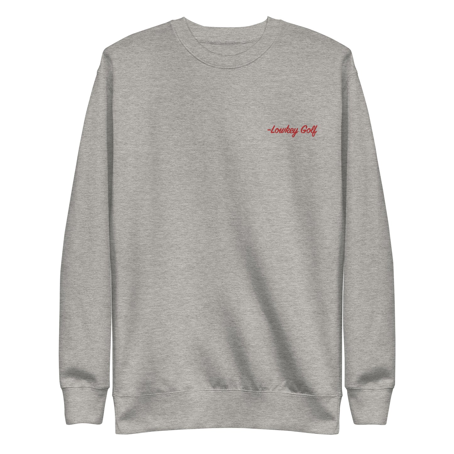 100yd Red Lowkey Golf (left dash) Sweatshirt