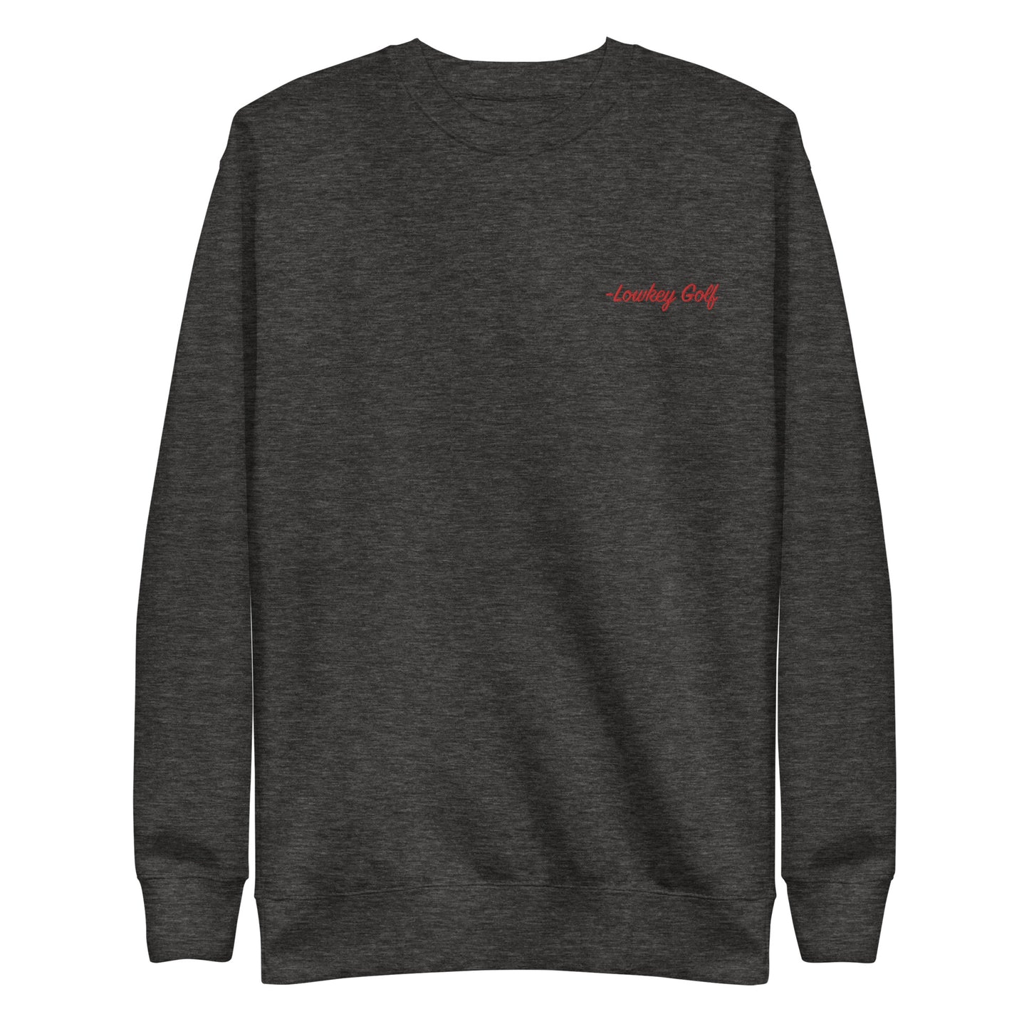 100yd Red Lowkey Golf (left dash) Sweatshirt