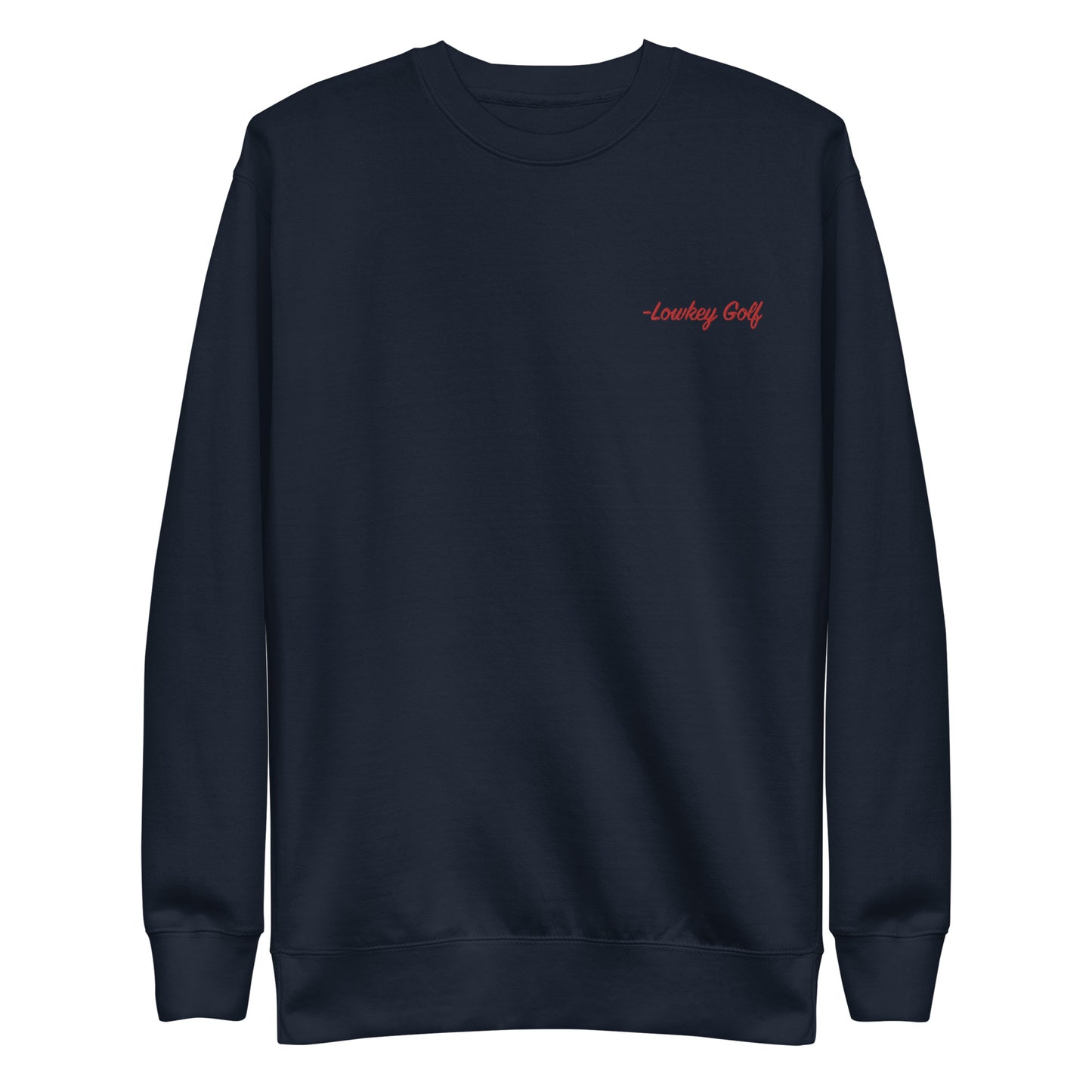100yd Red Lowkey Golf (left dash) Sweatshirt