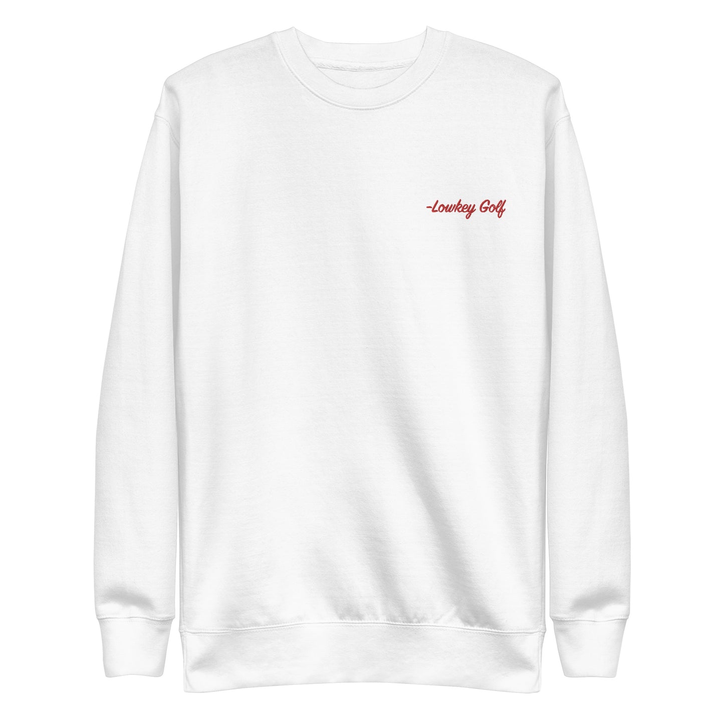100yd Red Lowkey Golf (left dash) Sweatshirt