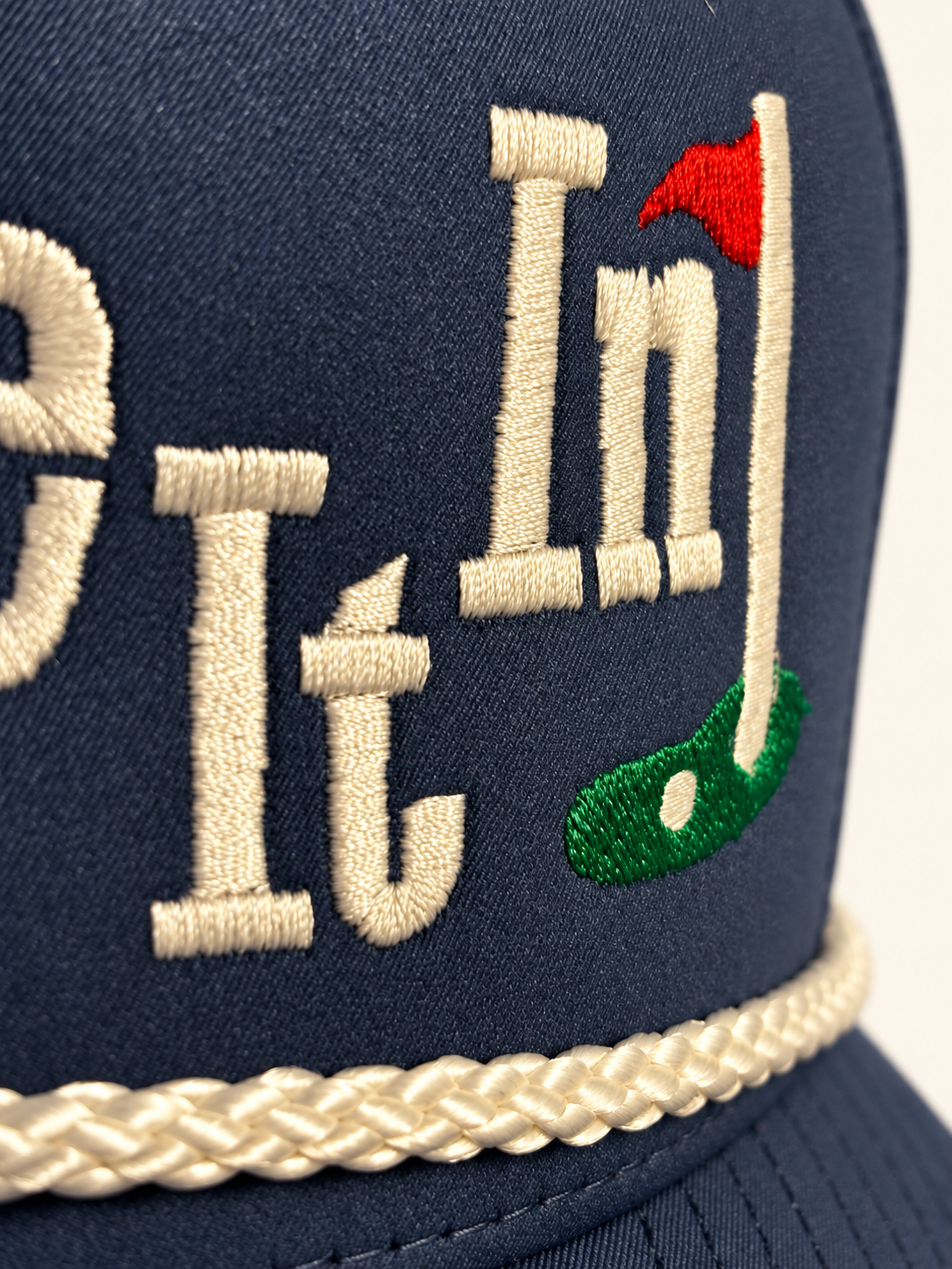 Leave It In Rope Cap - Navy