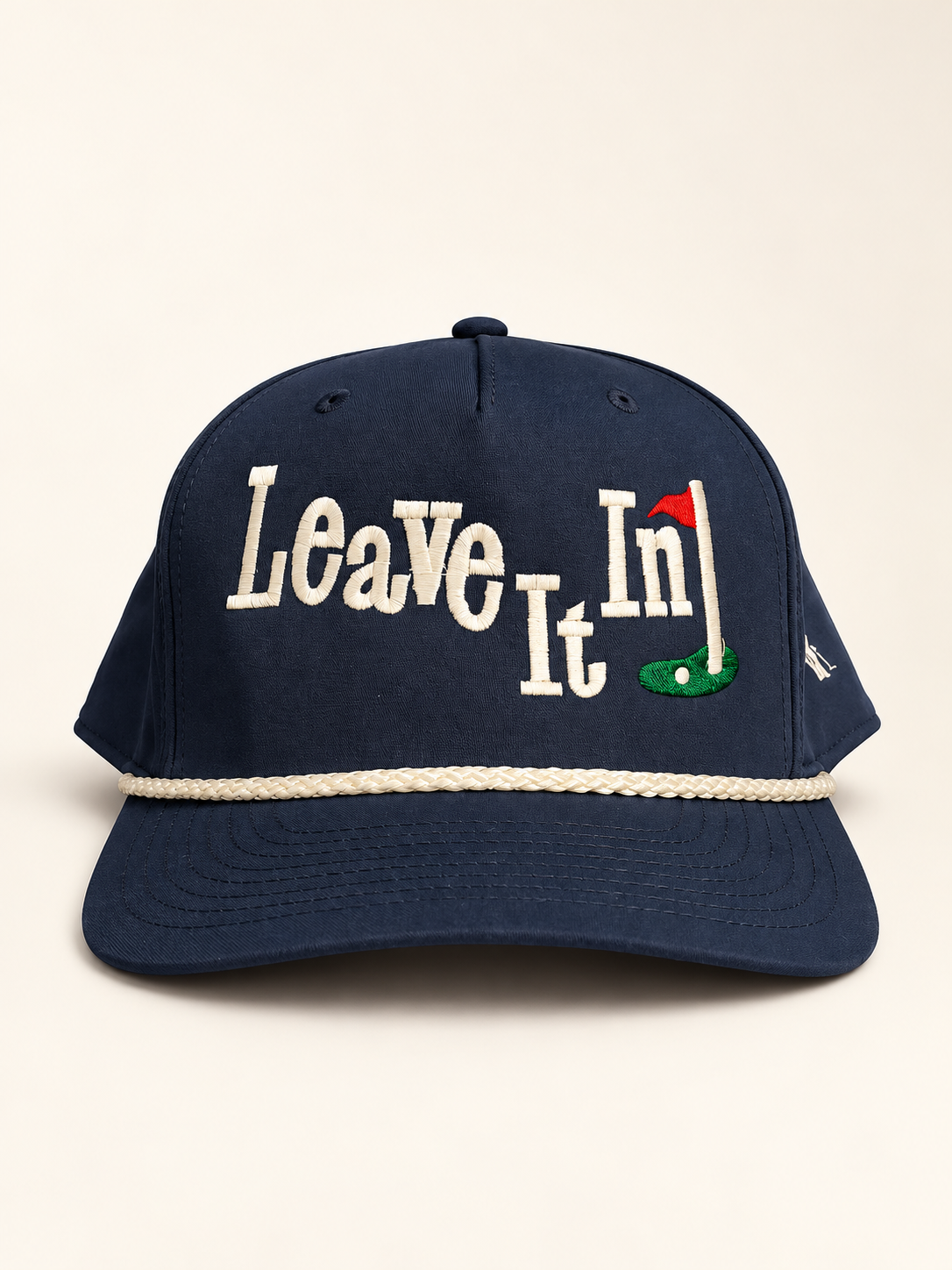 Leave It In Rope Cap - Navy